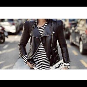 Balmain leather jacket
